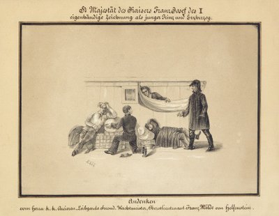 Un grupo de personas en un hospital de Erzherzog Franz Joseph